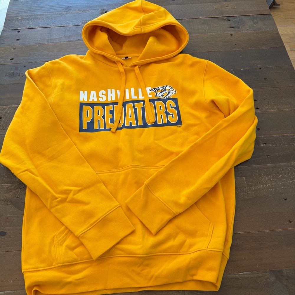 Yellow NHL Nashville Predators Hoodie